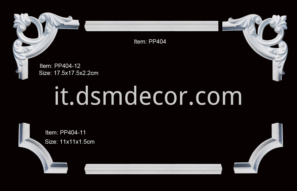 Rotaie della sedia e modanature del pannello Chair Rails and Panel Mouldings